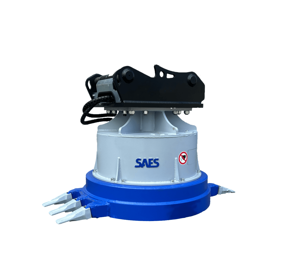 Hydraulische magneet voor graafmachines Hydraulische magneet voor graafmachines